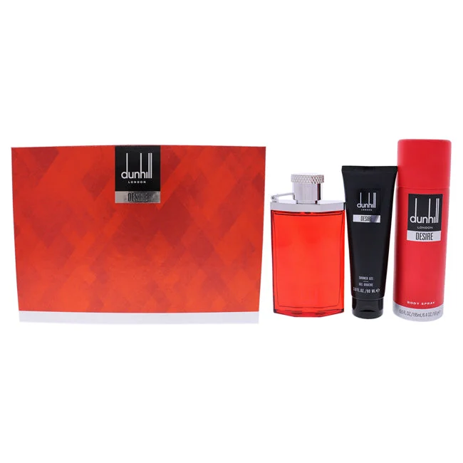 Alfred DunhillDesire Red London by Alfred Dunhill for Men - 3 Pc Gift Set
