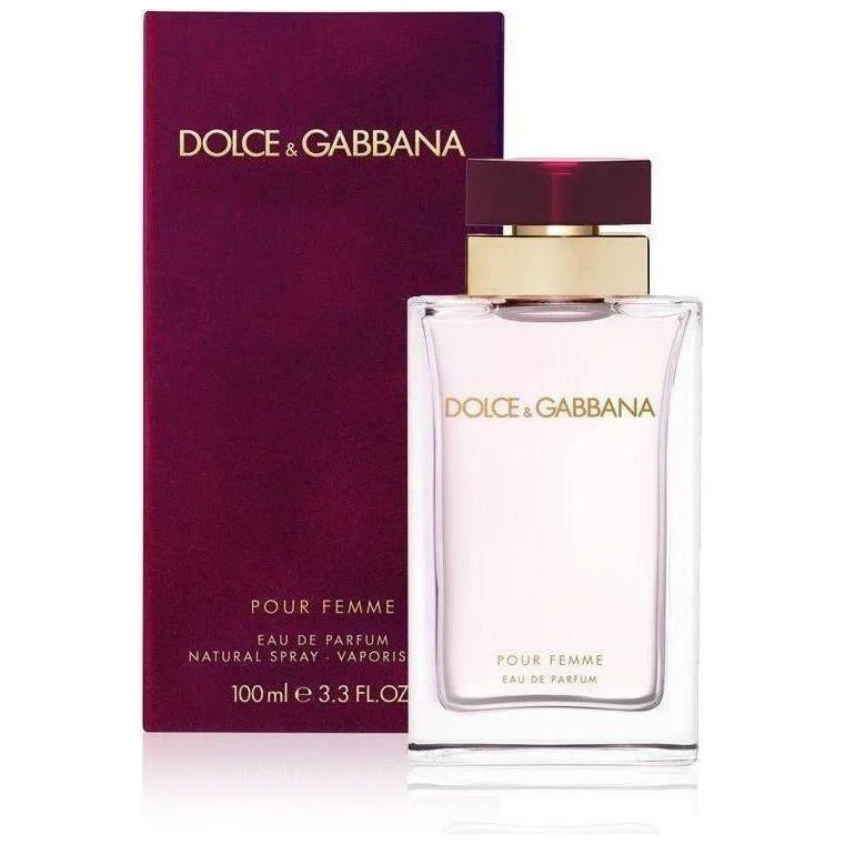 D & G Pour Femme Dolce & Gabbana 3.3 / 3.4 oz Perfume for Women NEW IN BOX