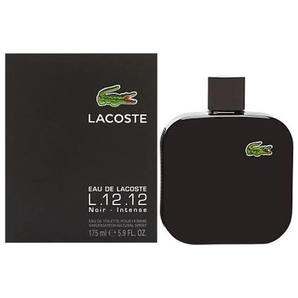 Eau de Lacoste L.12.12 NOIR INTENSE cologne men EDT 5.9 oz New in Box
