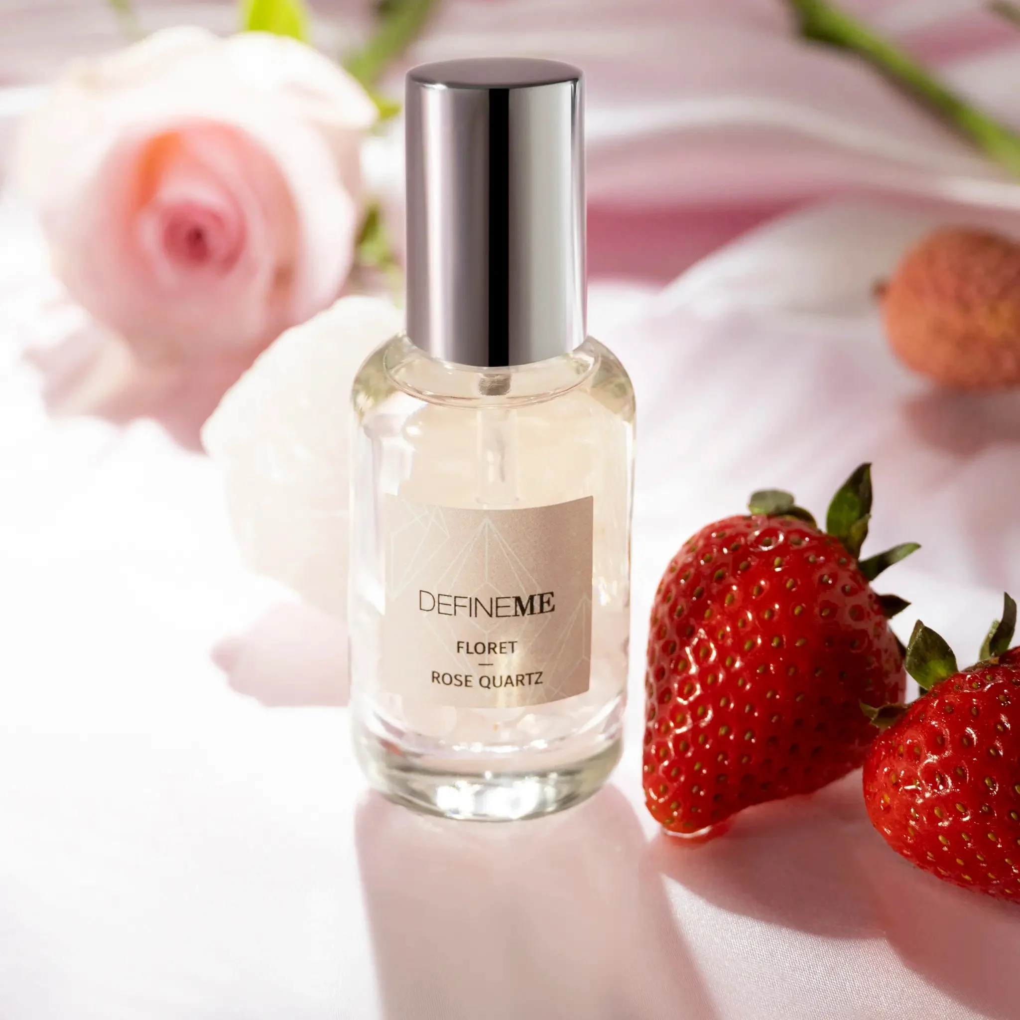 Floret - Rose Quartz Crystal Infused Natural Perfume
