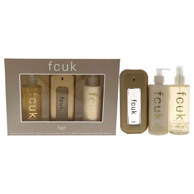 French Connection UKFcuk by French Connection UK for Women - 3 Pc Gift Set