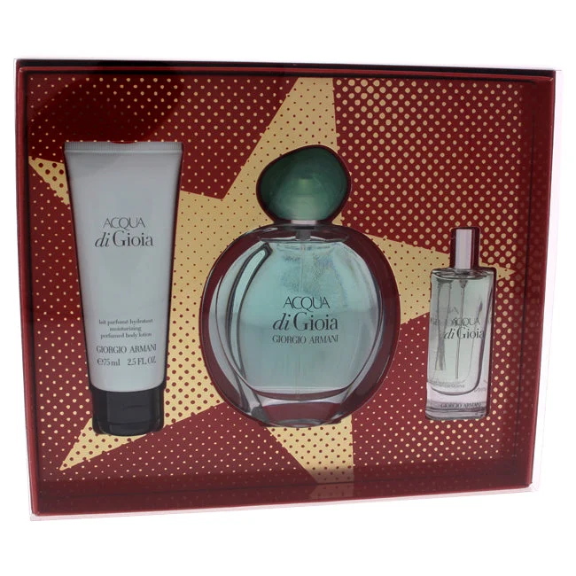 Giorgio ArmaniAcqua Di Gioia by Giorgio Armani for Women - 3 Pc Gift Set
