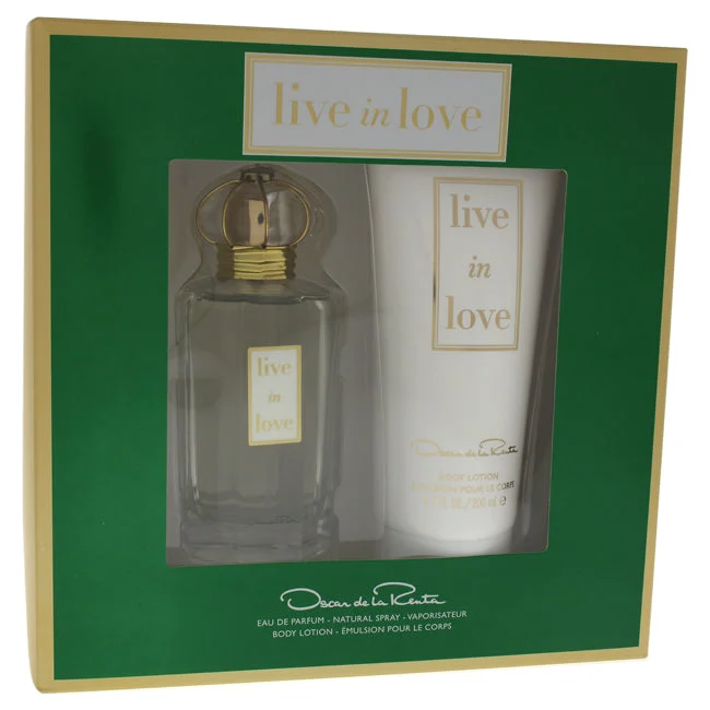 Oscar De La RentaLive In Love by Oscar De La Renta for Women - 2 Pc Gift Set
