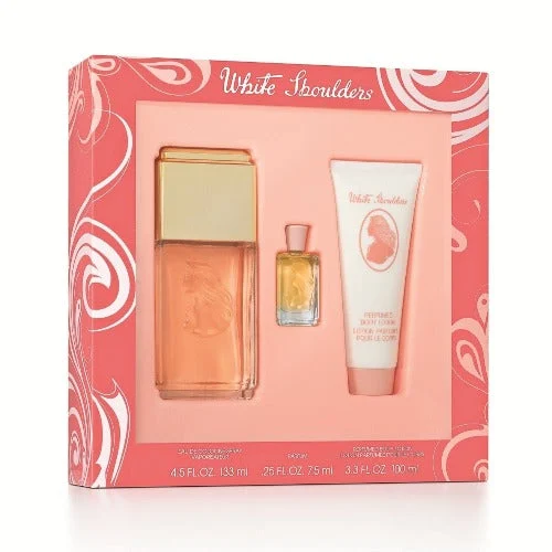 White Shoulders 3 Piece Gift Set